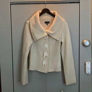 Ivory / Cream wool le chateau Jacket
